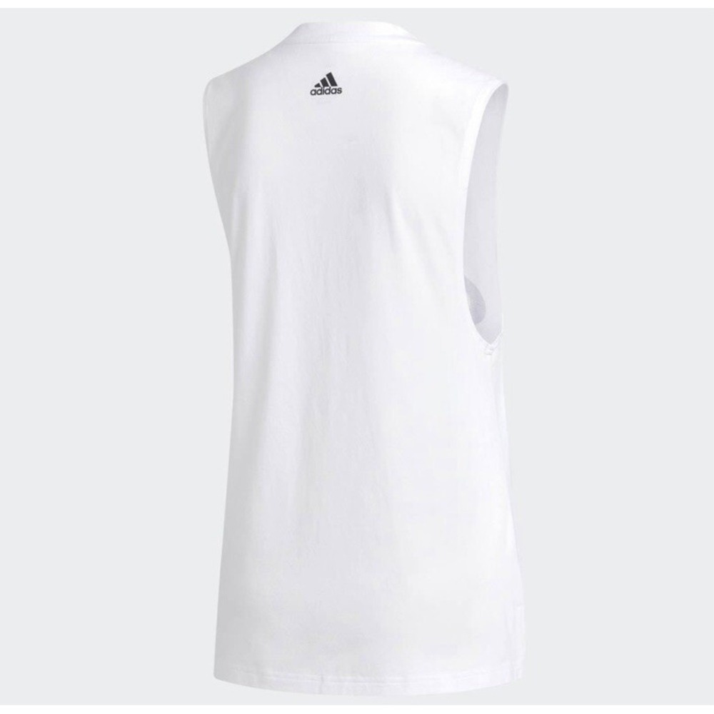 Adidas Tank Top Women L Dash Workout Muscle Shirt Graphic Essential Tee NWT - Picture 4 of 6